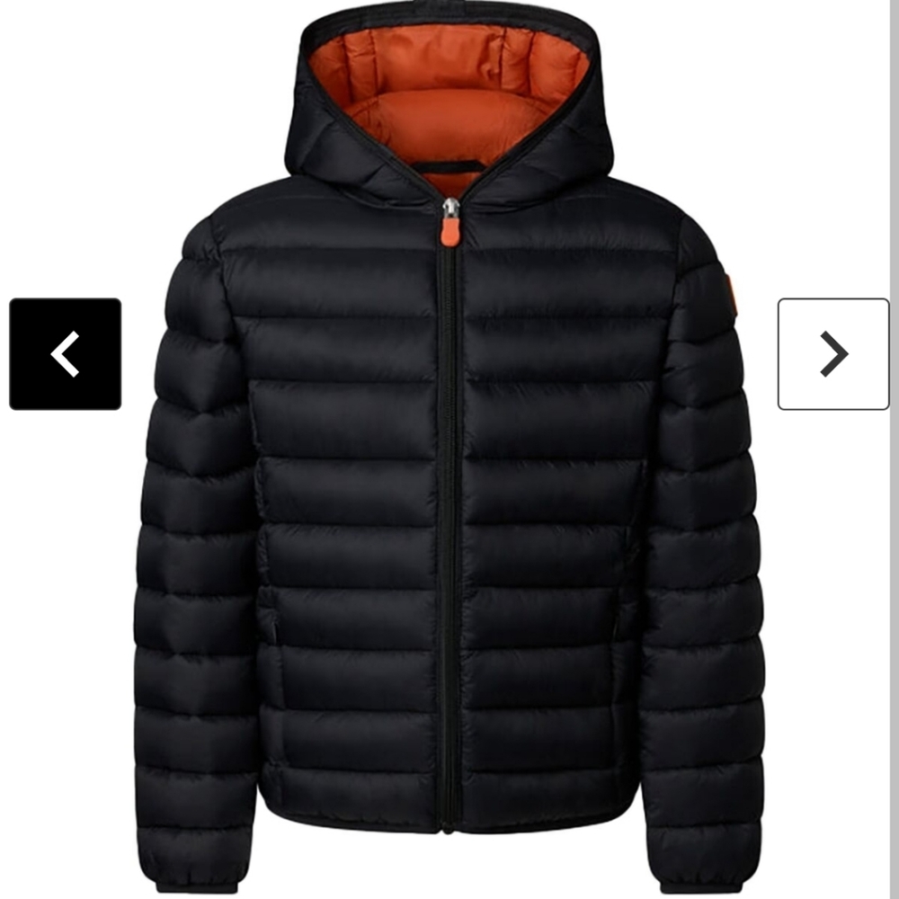 New!Save The Duck Dony puffer Jacket - Boys' Black/Ginger